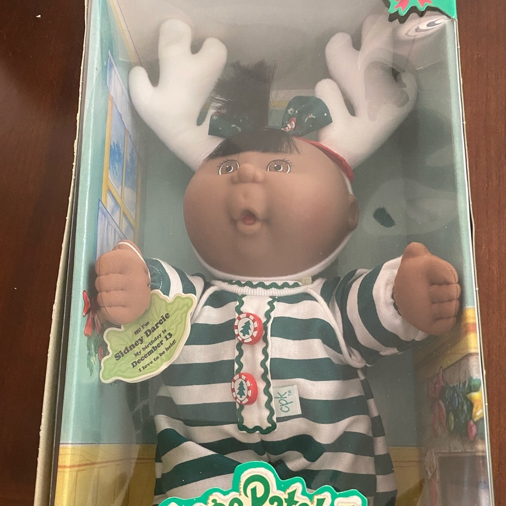 Black cabbage patch kids doll
